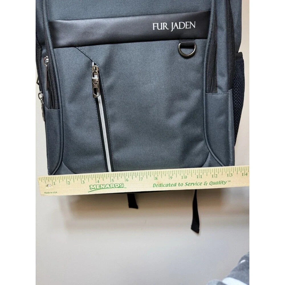 Professional Travel Backpack Fur Jaden Black